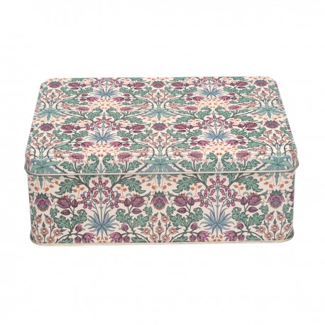 Boîte rectangulaire GM en métal - William Morris (Hyacinth)