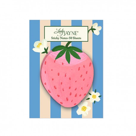 Die cut stocky notepads - Fruit & fleur (Strawberry)