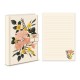 Carnet de notes avec broche - Spring Garden (cream bouquet)