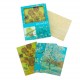 Pochette 12 cartes & 12 enveloppes (3 motifs) - Van Gogh