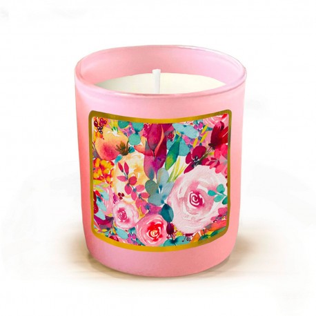 Candle 220gr - Floral rose