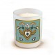 Bougie parfumée 220gr en verre blanc - De tout mon coeur