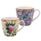 Lot de 2 coffrets 1 tasse déjeuner en porcelaine - W.Kilburn