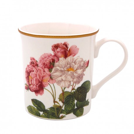 Mug en porcelaine 200ml - Botanical Redoute Rose (motif B)