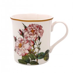 Mug en porcelaine 200ml - Botanical Redoute Rose (motif C)