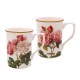 Set 2 mugs - New Redoute Rose