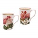 Set 2 mugs - New Redoute Rose