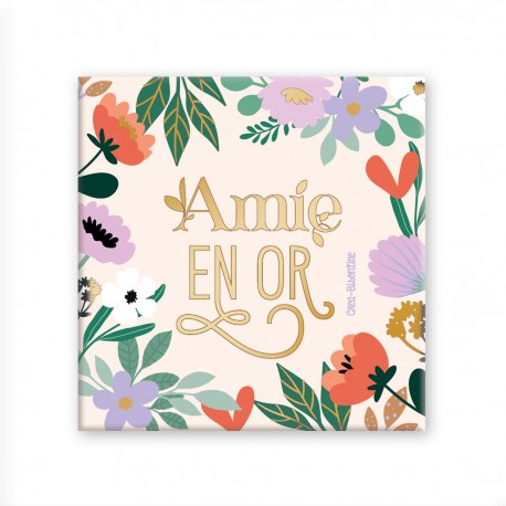 Magnet - Le bonheur est partout (amie en or)