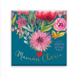 Magnet - Maman chérie (floral folk)