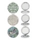 Display 12 compact mirrors - W.Morris Acorn