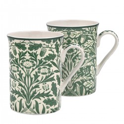 Lot de 2 mugs assortis en porcelaine - Acorn