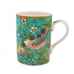 Mug en porcelaine - Strawberry Thief Blue