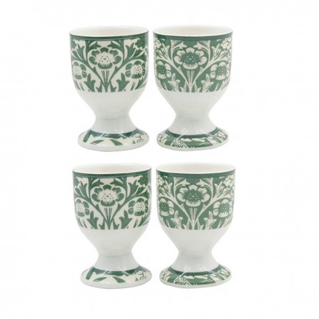 Set de 4 coquetiers en porcelaine - Acorn