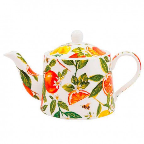 Théière en porcelaine - Oranges & Lemons