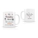 Mug ceramic 350ml - Ma cousine elle est divine
