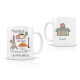 Mug céramique 350ml - Bonjour un café un croissant