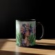 Mug céramique noir 350ml - Les Muses (Aurélia)