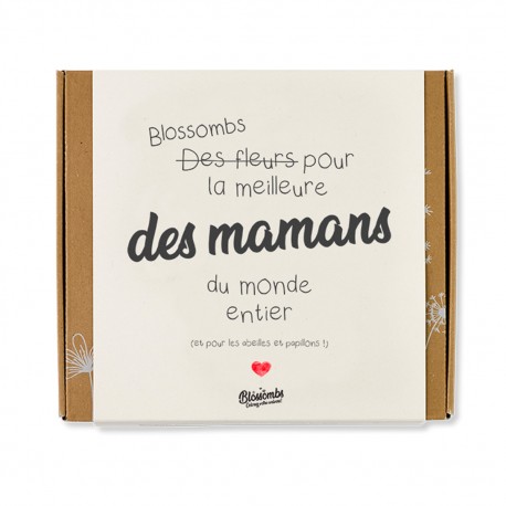 Coffret 9 bombes de fleurs - Fêtes des mères (texte)