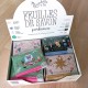 Présentoir 32 étuis de feuilles de savon - Le bonheur est partout