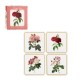 Coaster set of 4 - New Redoute Rose