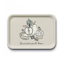 Plateau rectangulaire (42x30 cm) - Sucrément bon