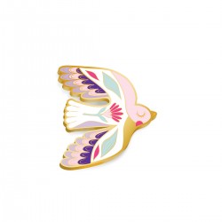 Pin's - Maison bonbon (hirondelle)