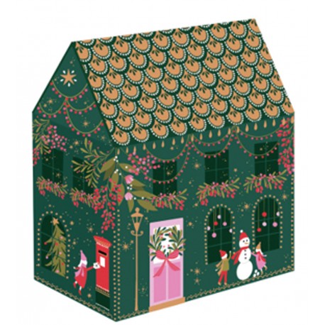 Boîte maison en métal PM - Sara Miller (Christmas Flowers)