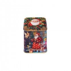 Boîte à thé 100g en métal - Vintage Christmas