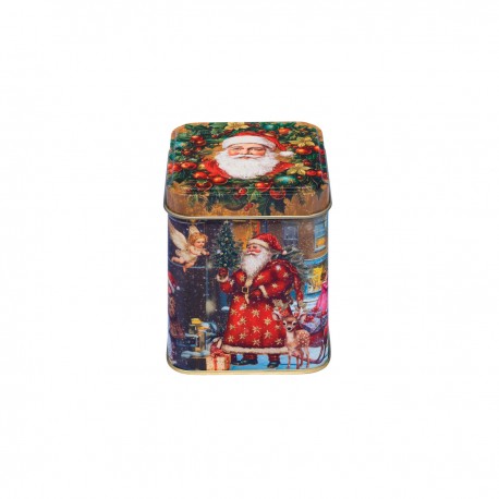 Boîte à thé 100g en métal - Vintage Christmas