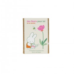 Set of 4 flowers bombs - Miffy (Des fleurs pour toi)