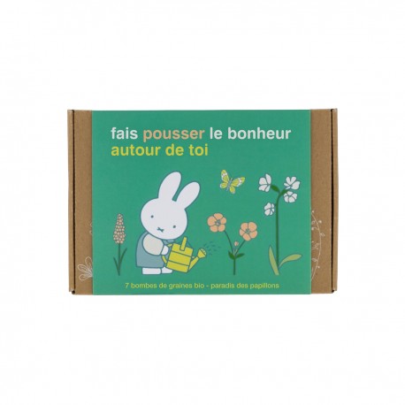 Coffret 7 bombes de fleurs - Miffy (Fais pousser le bonheur)