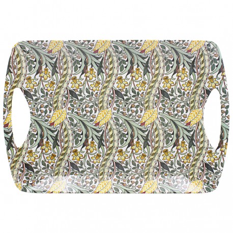 Plateau rectangulaire grand modèle en mélamine - Daffodil
