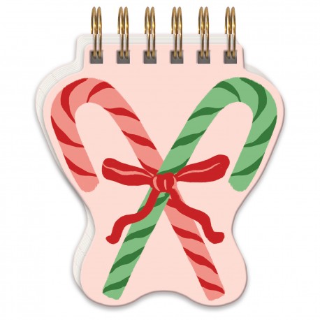 Bloc notes à spirales - Candy Cane Lane