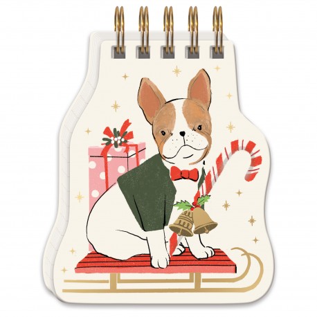 Bloc notes à spirales - Merry Pets Frenchie