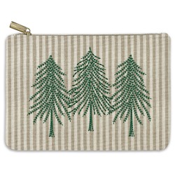 Trousse brodée MM - Trees