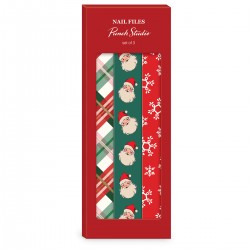 Emery boards - Retro Santa
