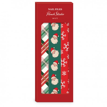 Emery boards - Retro Santa