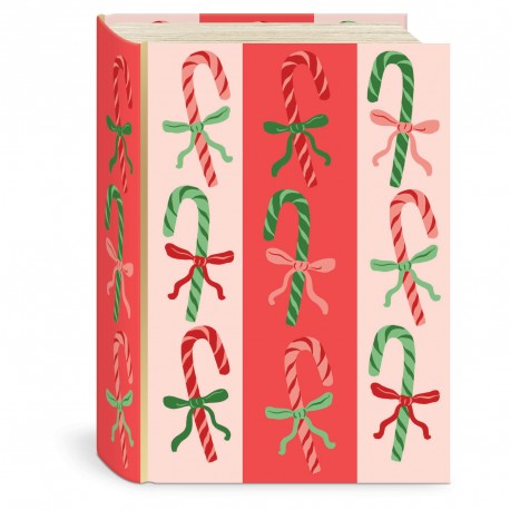 Mini book box gift card - Candy Cane Lane