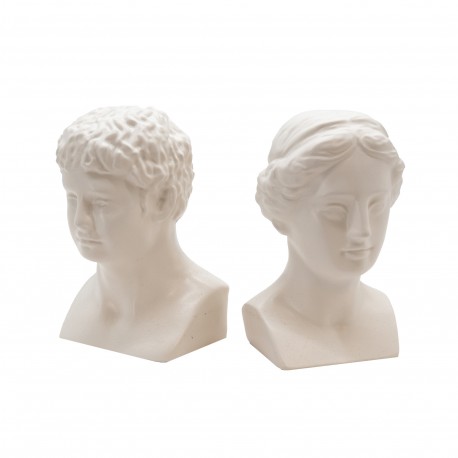 Set de 2 serre livres - Reading Room (statues grecques)