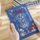 Carnet de notes brodé A5 - Reading Room (Alice in Wonderland)