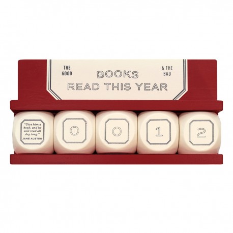 Compteur de lectures en bois - Reading Room