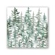 Pochette de 20 serviettes cocktail - Evergreen