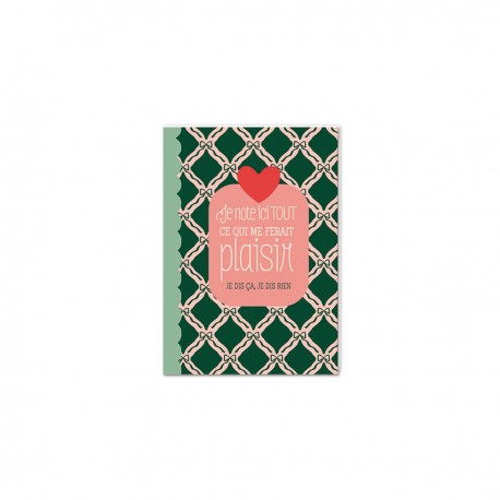 Carnet souple A6 (48 p.) - Ho Ho Ho (Je note ici...)