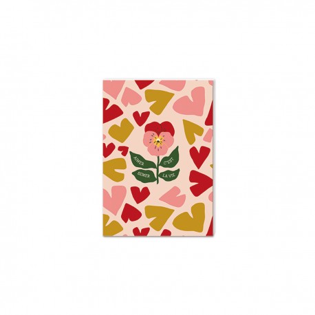 Carnet souple A6 (48 p.) - Le Bonheur se Partage (aimer)