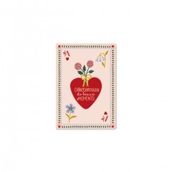 Carnet souple A6 deluxe (72 p.) - Le bonheur se partage