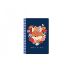 Carnet A5 broché (48 p.) - Nature Vivante (renard)