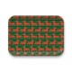 Plateau rectangulaire kraft L (mat) - Un Noël qui a du chien (teckel)