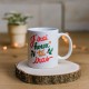 Mug céramique 350ml - Ho Ho Ho (J'irai houx tu iras)