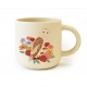 Round ceramic mug 12oz - Nature vivante (Chouette fascinante)