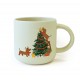 Round ceramic mug 12oz - Un Noël qui a du chien